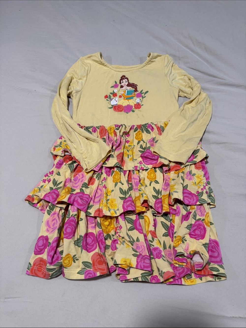 🖤Little Sleepies Disney Princess Belle Tiered Dress🖤